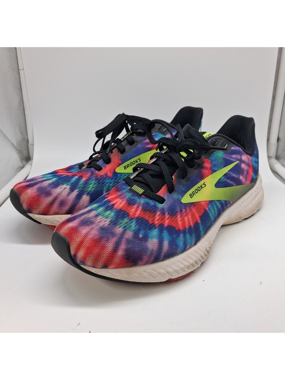 Brooks Launch 8 Womens 10 B Tie Dye Running Shoes 1203451B011 Multicolor